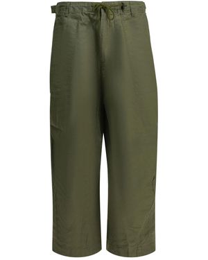 Needles Fatigue Cotton Parachute Pants - Green