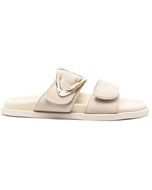 Inuikii Dreamer Buckle Slippers - White