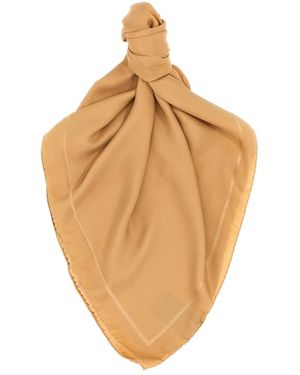 Saint Laurent Cassandre Scarf - Natural