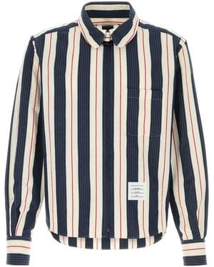 Thom Browne Embroidered Jersey Shirt - Blue