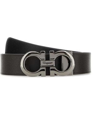 Ferragamo Double Adjus - Black