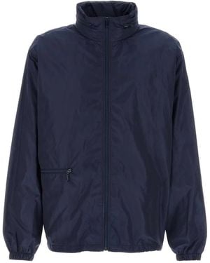 Saint Laurent Nylon Windbreaker - Blue