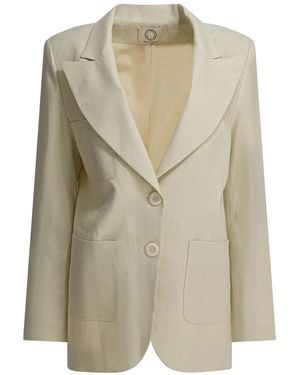 Ines De La Fressange Paris Linen Jacket - Natural