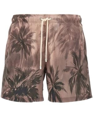 Palm Angels 'Sunset Palms' Swimsuit - Multicolor