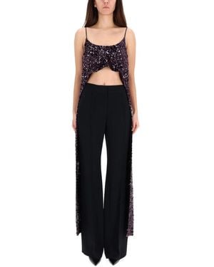 Rabanne Sequined Top - Black