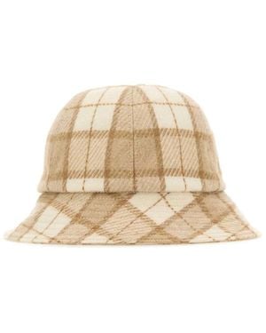 Helen Kaminski Embroidered Wool Blend Franz Bucket Hat - Natural