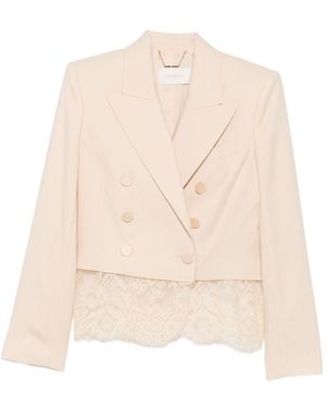 Zimmermann Valiant Wool Blazer Jacket - Natural