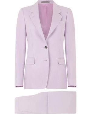 0205 Tagliatore Single-Button Blazer - Pink