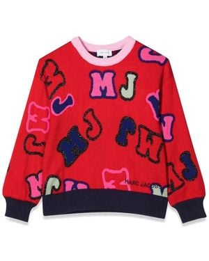 Marc Jacobs Mj Crew Neck Pullover - Red