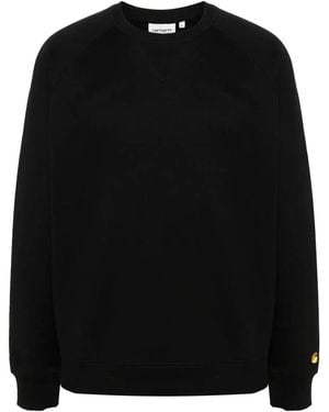 Carhartt "Chase" Sweat Cotton/Polyester Sweat, 440 G/M² - Black