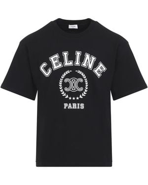 Celine Relaxed T-Shirt - Black
