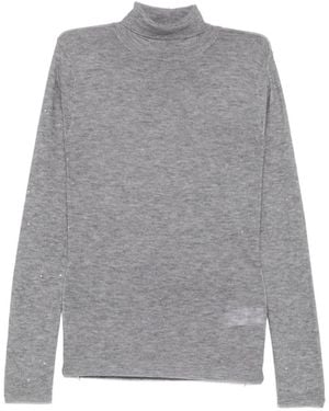 Fabiana Filippi Wool Turtle-Neck Jumper - Grey
