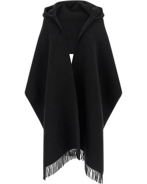 Brunello Cucinelli Hooded Scarf - Black