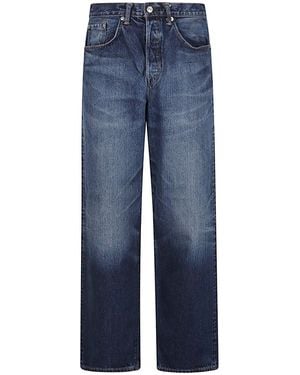 Edwin Wide Leg Denim Jeans - Blue