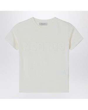 Golden Goose T-Shirt With Logo - White
