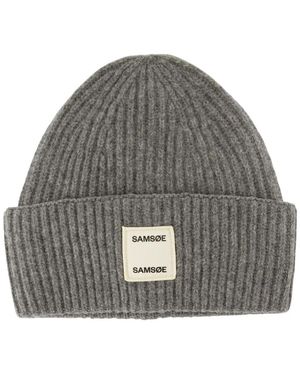 Samsøe & Samsøe Bonnet W - Gray