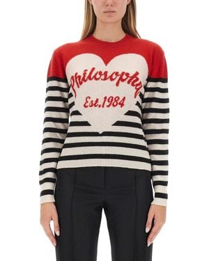 Philosophy Di Lorenzo Serafini Jersey With Logo - Red