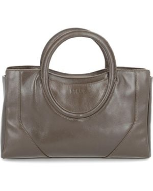 STAUD "Maude Mini Satchel" Bag - Brown