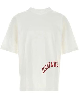 DSquared² Loose Fit Tee - White