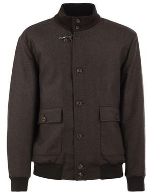 Fay Pure Virgin Wool Jacket - Black