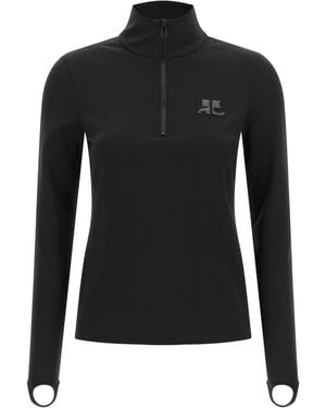 Courreges 'Second-Skin' Sweater - Black