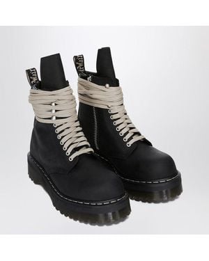 Dr. Martens Quad Steel Toe Ankle Boots - Black