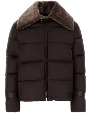 Fendi Chocolate Polyester Down Jacket - Black