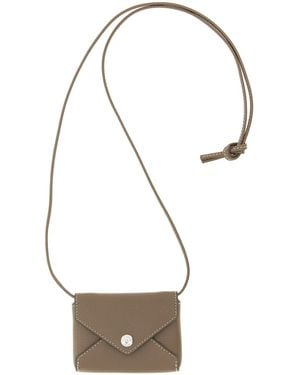 Tory Burch 'Lanyard' Card Holder - White