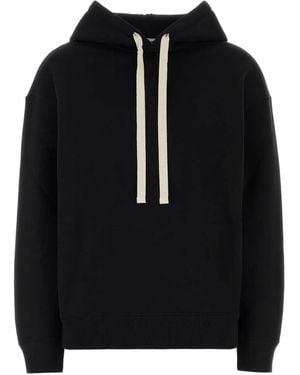 Jil Sander Cotton Sweatshirt - Black