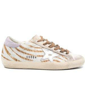 Golden Goose Super-Star Sneakers - Natural