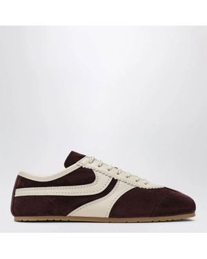 Dries Van Noten Dark/ Suede Sneakers - Brown