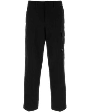 Fendi Trousers New Rich Gabardine - Black