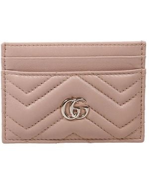 Gucci Quilted Leather Wallet - Pink
