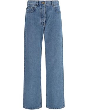 Thom Browne Straight-Leg Selvedge Jeans Light - Blue