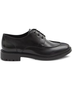 Saint Laurent Lino Derby Shoes - Black