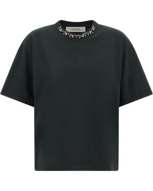 Golden Goose Crystal Crew Neck T-Shirt - Black
