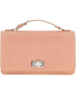 Fendi Handle Wallet On Chain Kar Ber - Orange