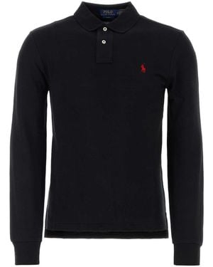 Polo Ralph Lauren Basic Mesh-Lsl-Knt - Black
