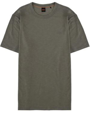 BOSS Cotton T-Shirt - Green