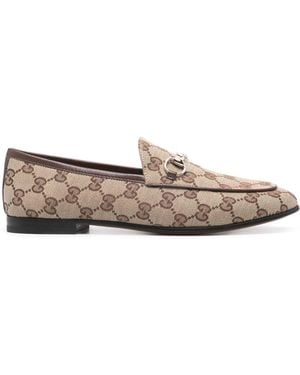 Gucci Jordaan Gg Motif Loafers - Multicolor