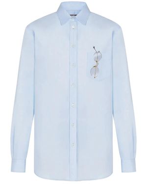 Moschino Printed Shirt - Blue