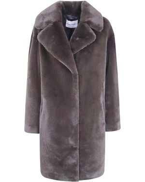 Stand Studio "Camille" Cocoon Coat - Grey
