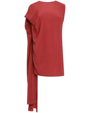 Gianluca Capannolo Juliette Silk Mini Dress - Red