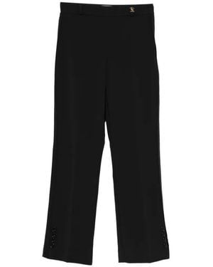 Elisabetta Franchi Polyester Trousers - Black
