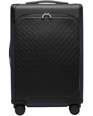 Ferragamo Embossed Monogram Hand Luggage - Black