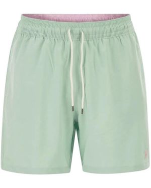 Polo Ralph Lauren Traveller Classic 14.6 Cm Beach Boxers - Green