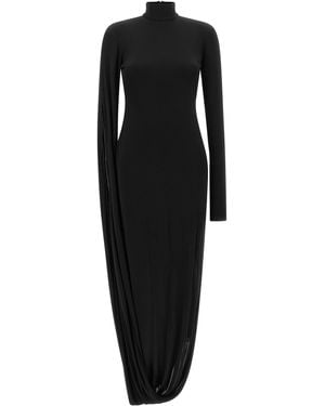 GIUSEPPE DI MORABITO Viscose Long Dress - Black