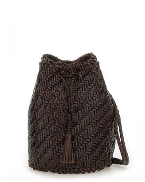 Dragon Diffusion Borsa Pompom Double Jump Tan - Brown
