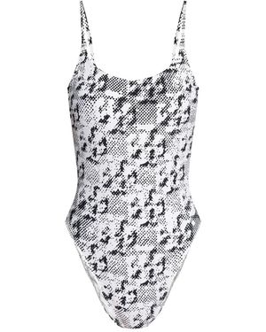 Tory Burch Gemini Link Onepiece Swimsuit - White