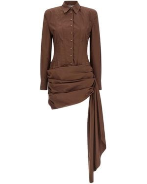 GIUSEPPE DI MORABITO Chemisier Dress - Brown
